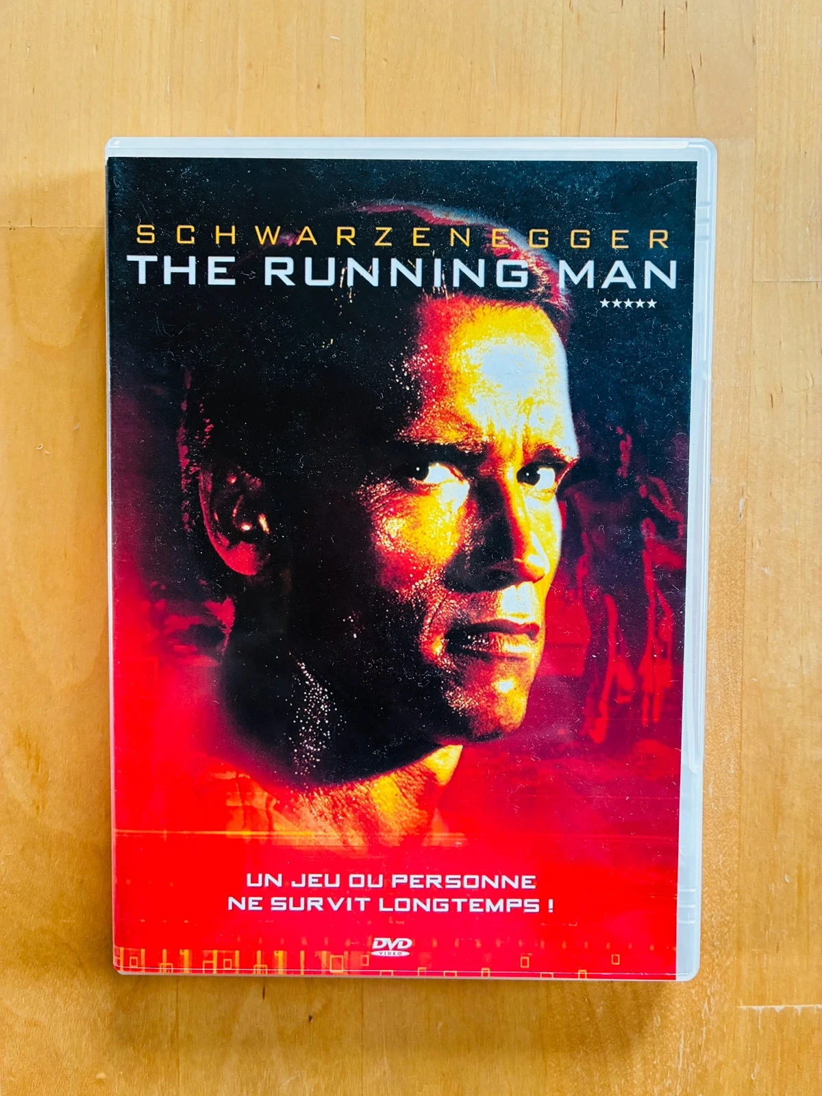 DVD The Running Man Arnold Schwarzenegger.